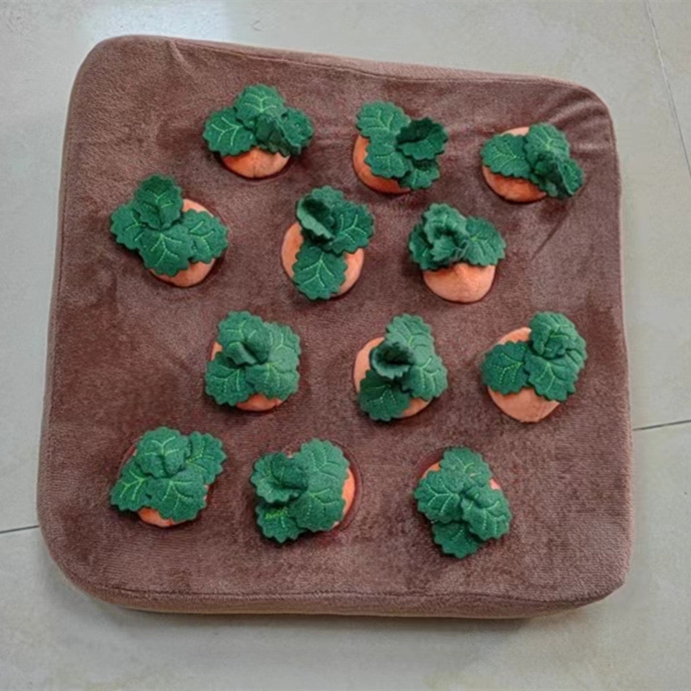 Pet Dog Toys Carrot Plush Toy Vegetable Chew Toy For Dogs Snuffle Mat For Dogs Cats Durable Chew Puppy Toy Dogs Accessories - Elite Hub Essentials