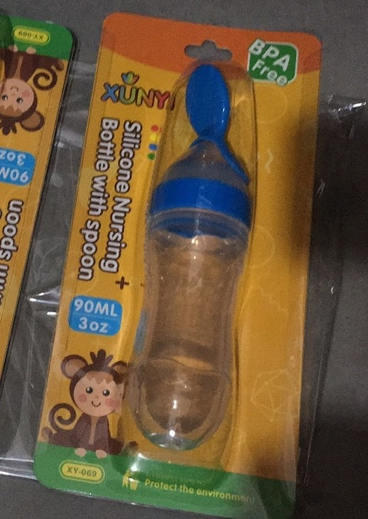 Silicone Training Rice Spoon, Infant Cereal Food Supplement, Safe Feeder - Elite Hub Essentials
