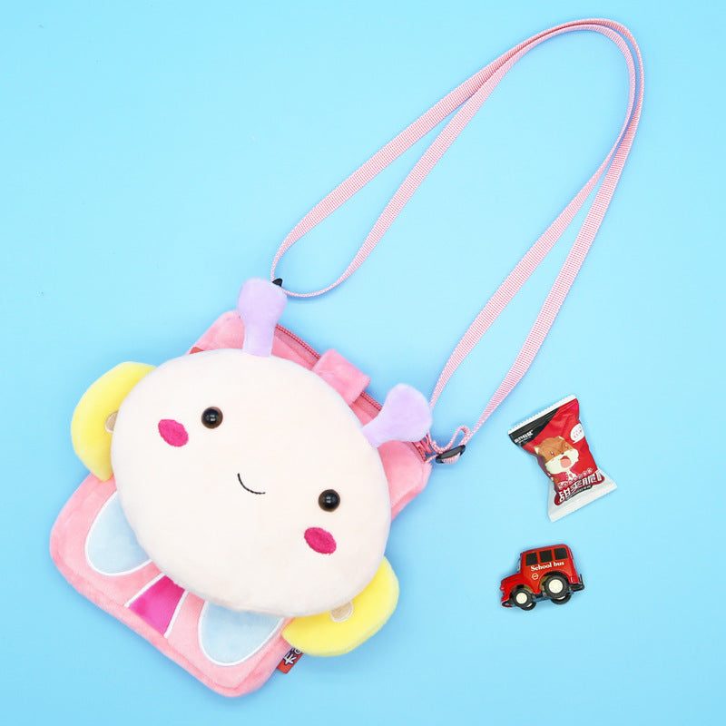Kids plush soft cross bag