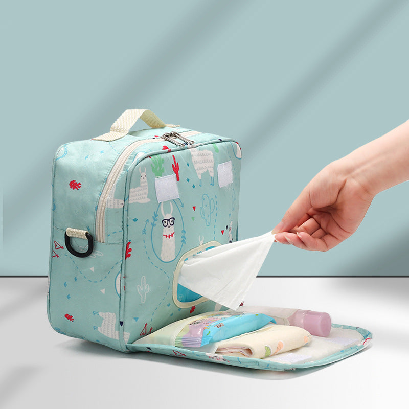 Baby Diaper Storage Bag Portable Diaper Bag Large Diaper Bag - Elite Hub Essentials