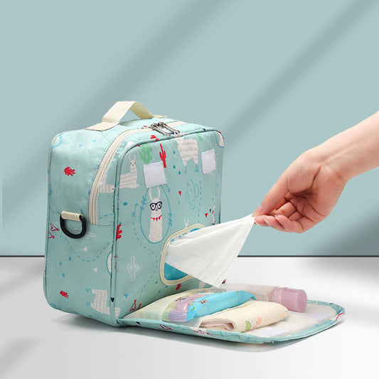 Baby Diaper Storage Bag Portable Diaper Bag Large Diaper Bag - Elite Hub Essentials