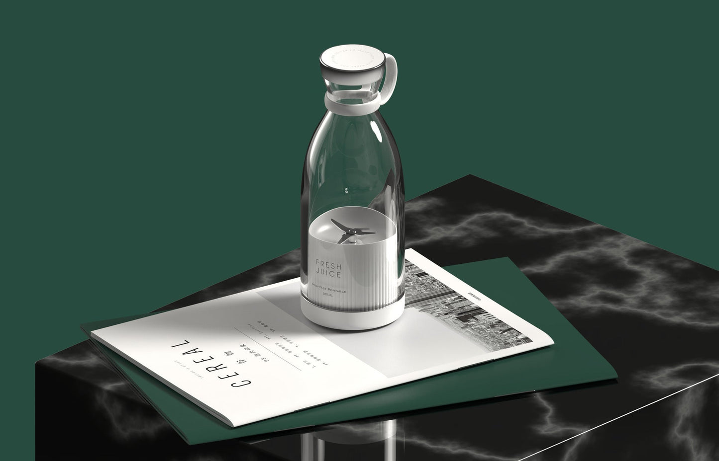 350ML Electric Juicer Blender Mixer USB Rechargeable Machine Household Portable Blender Maker Cup Kitchen Tool Kit - Elite Hub Essentials