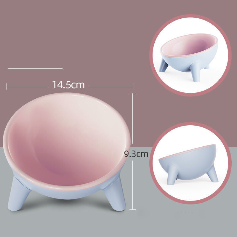 Cat Dog Bowl With Stand Pet Feeding Food Bowls Dogs Bunny Rabbit Nordic Color Feeder Product Supplies Pet Accessories - Elite Hub Essentials