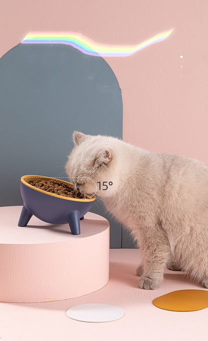 Cat Dog Bowl With Stand Pet Feeding Food Bowls Dogs Bunny Rabbit Nordic Color Feeder Product Supplies Pet Accessories - Elite Hub Essentials