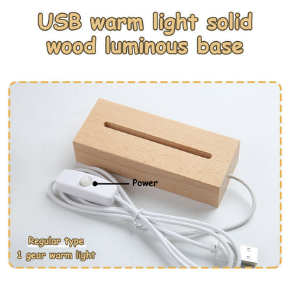 Creative LED light Up  Acrylic Message Board