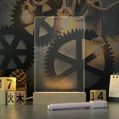 Creative LED light Up  Acrylic Message Board