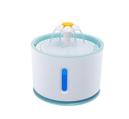 Automatic Pet Cat Water Fountain With LED Lighting USB Dogs Cats Mute Drinker Feeder Bowl Drinking Dispenser - Elite Hub Essentials
