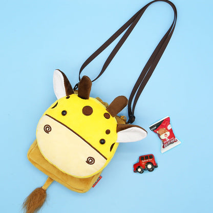 Kids plush soft cross bag
