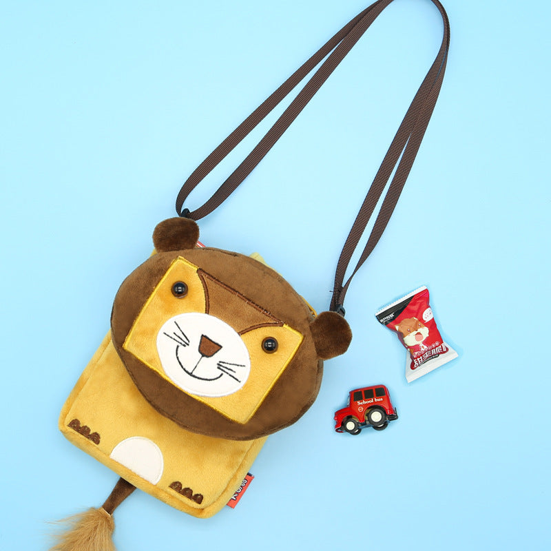 Kids plush soft cross bag