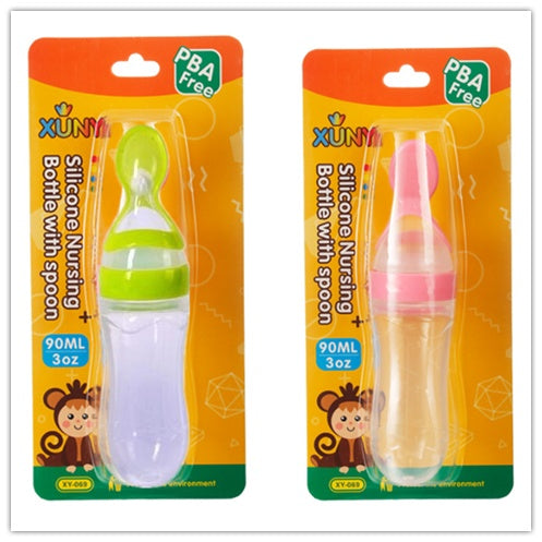 Silicone Training Rice Spoon, Infant Cereal Food Supplement, Safe Feeder - Elite Hub Essentials