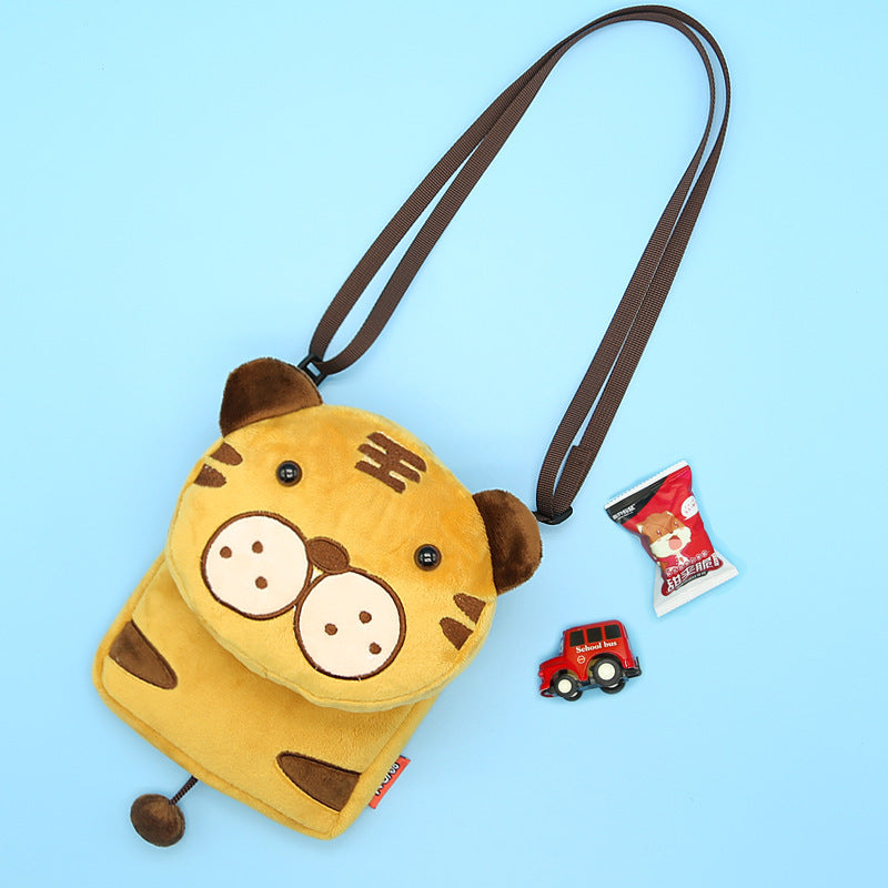 Kids plush soft cross bag