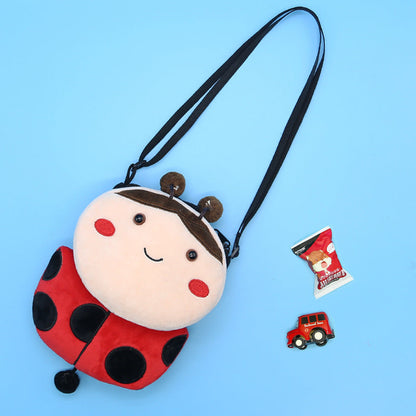 Kids plush soft cross bag