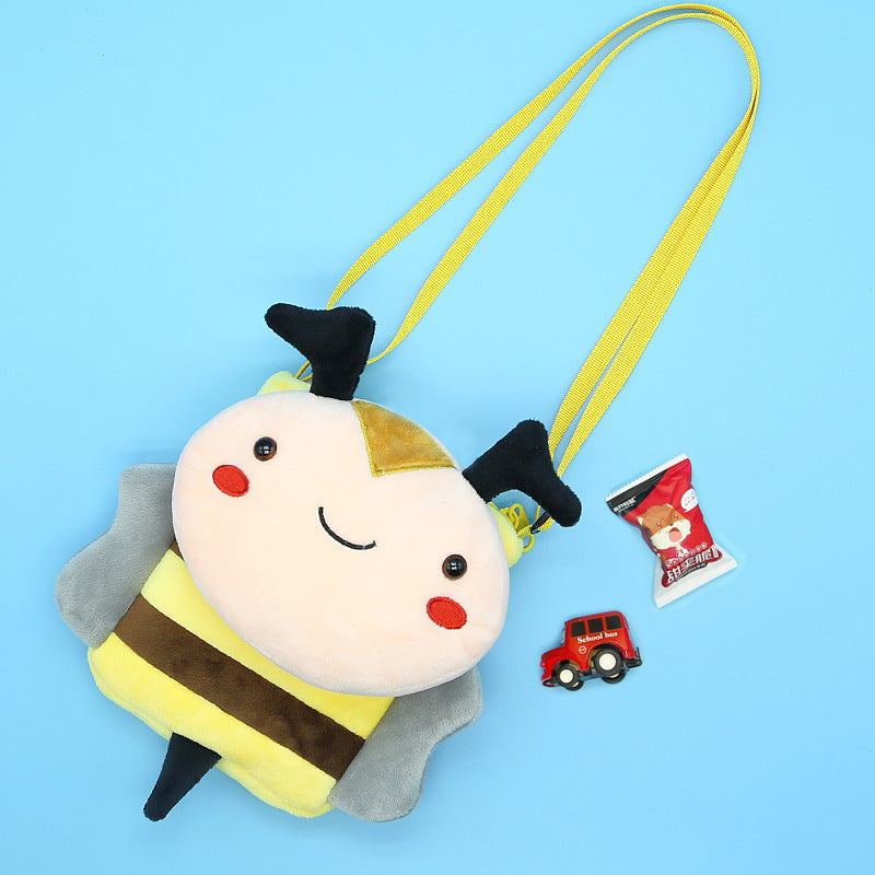 Kids plush soft cross bag