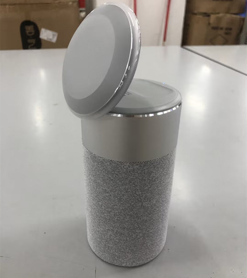 3 In 1 Multi-Function IPhone And AirPods Wireless Charger Portable Bluetooth Speaker With Touch Lamp For Home And Office - Elite Hub Essentials