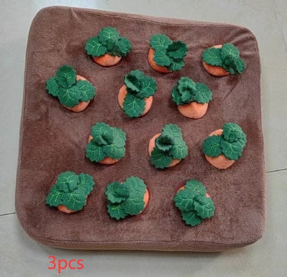 Pet Dog Toys Carrot Plush Toy Vegetable Chew Toy For Dogs Snuffle Mat For Dogs Cats Durable Chew Puppy Toy Dogs Accessories - Elite Hub Essentials