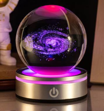 Transforme o Ambiente com a Bola de Cristal Criativa Luminosa
