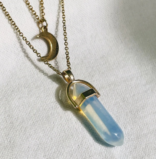 Moon Hexagonal Pendant