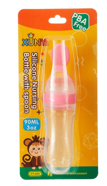 Silicone Training Rice Spoon, Infant Cereal Food Supplement, Safe Feeder - Elite Hub Essentials