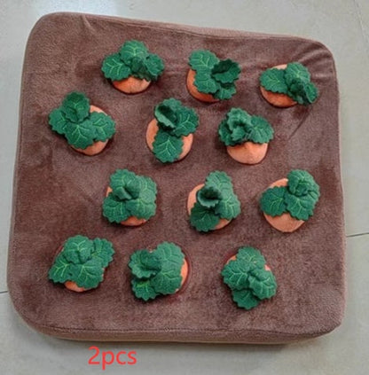 Pet Dog Toys Carrot Plush Toy Vegetable Chew Toy For Dogs Snuffle Mat For Dogs Cats Durable Chew Puppy Toy Dogs Accessories - Elite Hub Essentials