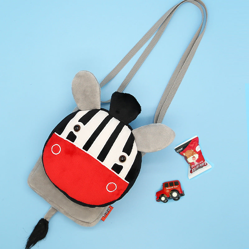 Kids plush soft cross bag