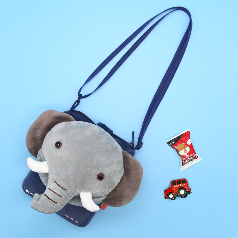 Kids plush soft cross bag