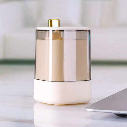 Light luxury transparent toothpick holder press type automatic pop-up toothpick can portable home hotel restaurant toothpick bottle gift - Elite Hub Essentials