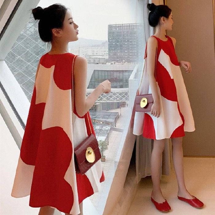 sleeveless Women's Clothing Dress