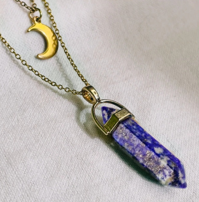 Moon Hexagonal Pendant