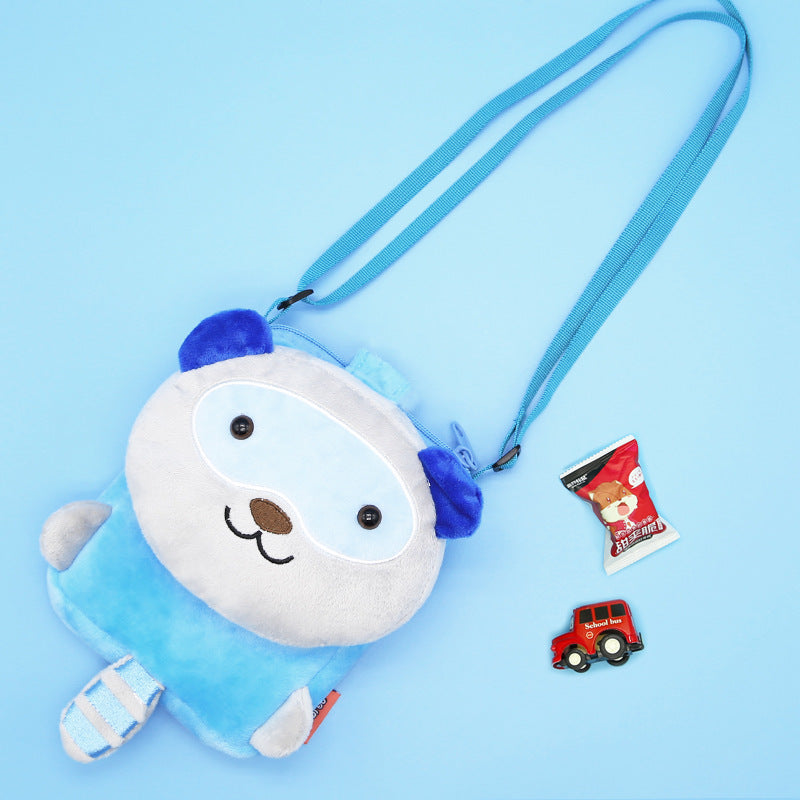 Kids plush soft cross bag
