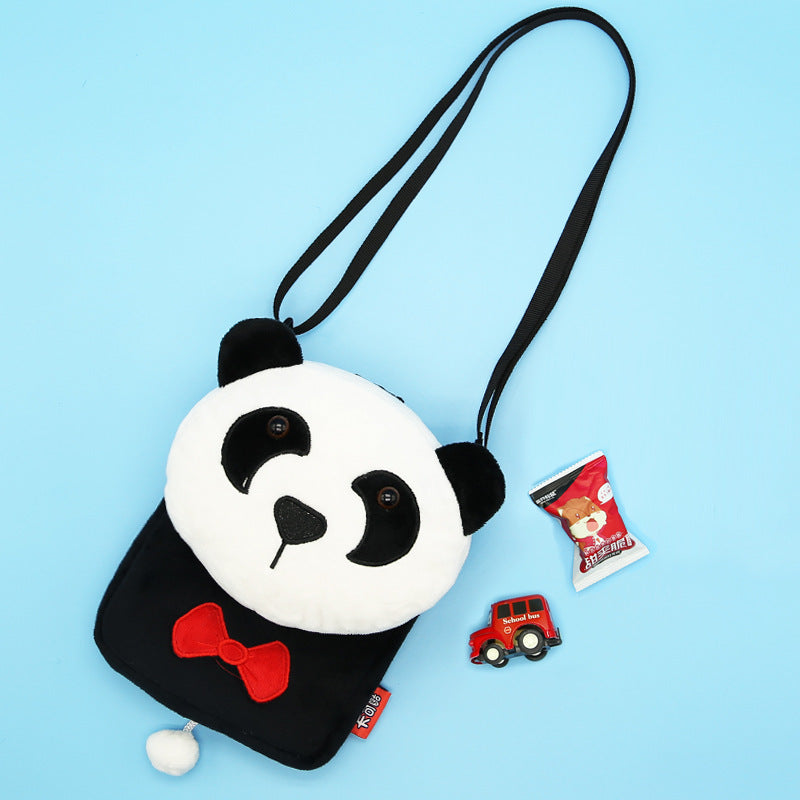 Kids plush soft cross bag