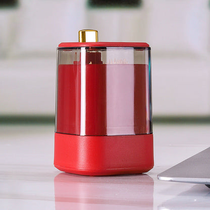 Light luxury transparent toothpick holder press type automatic pop-up toothpick can portable home hotel restaurant toothpick bottle gift - Elite Hub Essentials