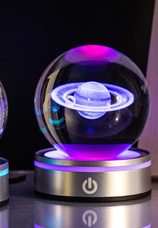 Transforme o Ambiente com a Bola de Cristal Criativa Luminosa