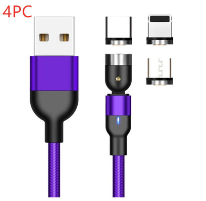 Essager Rotate Magnetic Cable 360 Degree USB Type C Charging Cable Fast Charging Magnet Charger 540 Rotate Micro Magnetic Cable - Elite Hub Essentials